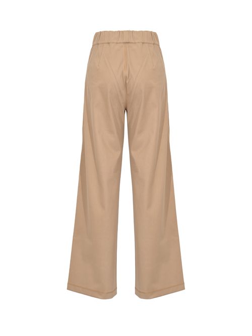 Pantalone ampio MMLSARTA in cotone stretch Beige MM Max Mara | 2616781017600001